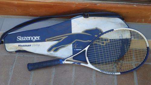 Tim Henman Slazenger tennis racquet with nice bag