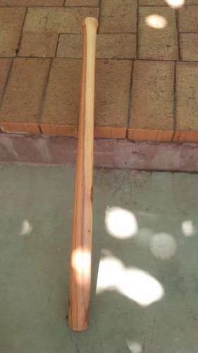 Wooden baseball bat