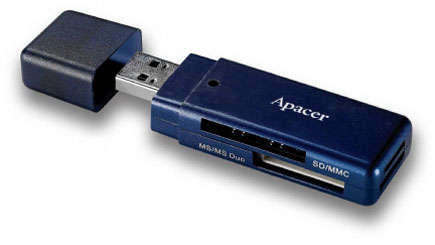 Apacer AM401 Mega Steno 4-in-1 USB Card Reader