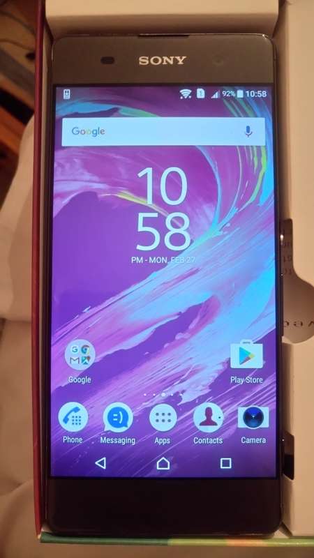 Black Sony Xperia XA Dual Sim - Please read description carefully.