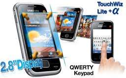 Brandnew Samsung Champ Deluxe C3310 (Metalic Silver) with extras