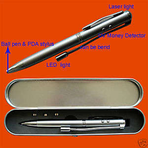 5 in 1 Laser Pointer / LED light / Stylus / Pen / UV Money Detector