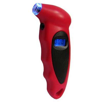 Digital Tire Gauge with LED Flash light, Pressure Range: 0-100PSI