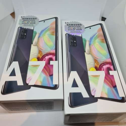 BRAND NEW SEALED SAMSUNG GALAXY A71 DUAL SIM FACTORY UNLOCKED SM-A715F 64MP PRISM CRUSH BLACK
