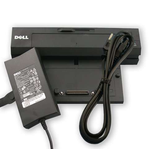 Dell E-Port Plus Replicator PR02X + 130W PA-4e AC Adapter