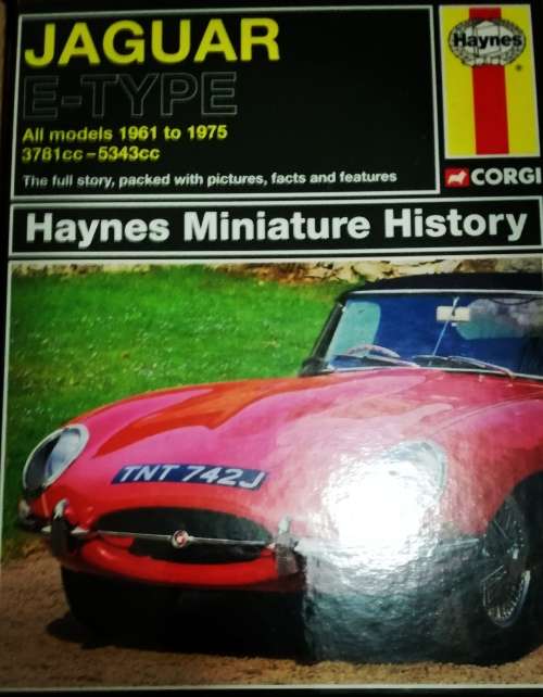 HAYNES/CORGI/JAGUAR ONCE OF COLLABORATION ONLY ONE AVAILABLE JAGUAR E TYPE CABRIO  BARGAIN PRICE