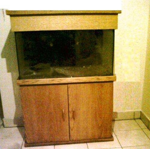 Fish Tank in Cabinet