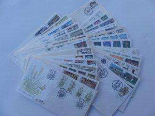 BOP FDC's x 31 (All sealed in plastic) - no duplicates