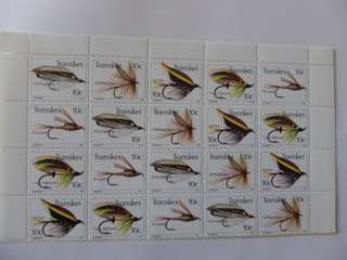 Transkei - 1981 Mint Fishingflies (20 x 10c)