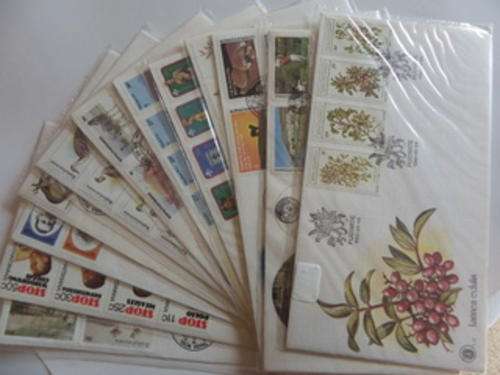 Bophuthatswana FDC's x 12 - (All sealed in plastic) No duplicates