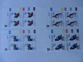 Venda 2.15 (1989) - Endangered Birds mint control blocks