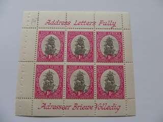 Union 1d mint sheet
