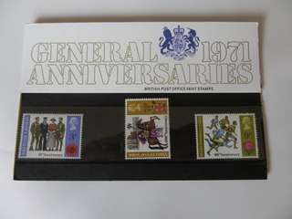 UK - 1971 Anniversaries issue