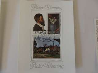 RSA S05 (1980) - Tribute to Pieter Wenning CTO cancelled Miniature Sheet