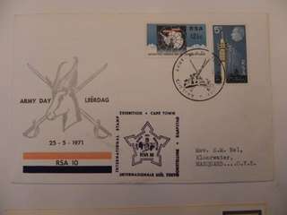 RSA (1971) - 10th Anniversary of Republic of SA on Army Day Illustrated FDC
