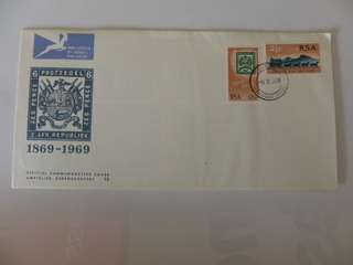 RSA 1.12 (1969) - 100th Anniversary of ZAR FDC