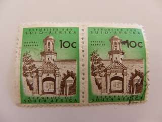RSA (1961 1st series) -   10c Used Pair