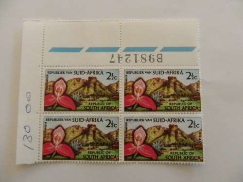 RSA (1963) - Kirstenbosch Mint Control Block