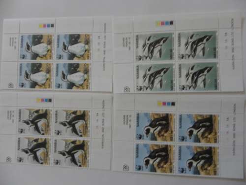 Namibia 2.22 (1997) - Jacass Penguin Mint Control Block Set