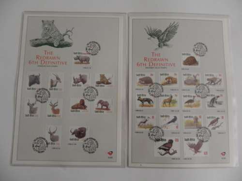 RSA 6.83 & 6.84 (1998) - 6th Definitive Series Redrawn Folders (SACC @ R560-00)
