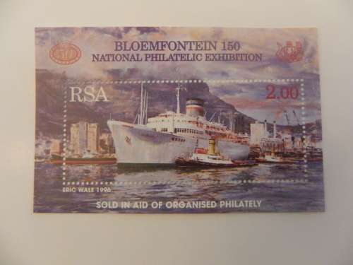 RSA 6.44 (1996) - Bloemfontein National Philatelic Exhibition Mint Miniature Sheet