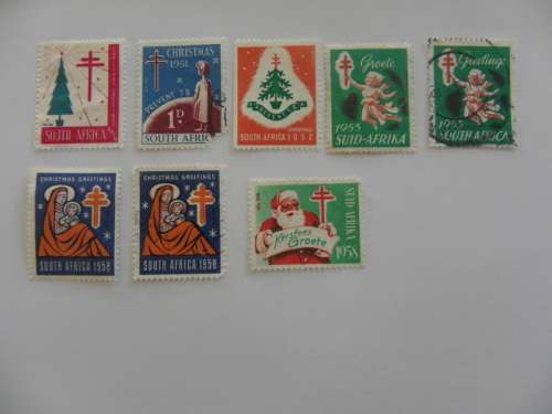 RSA (1950's) - Christmas Stamps