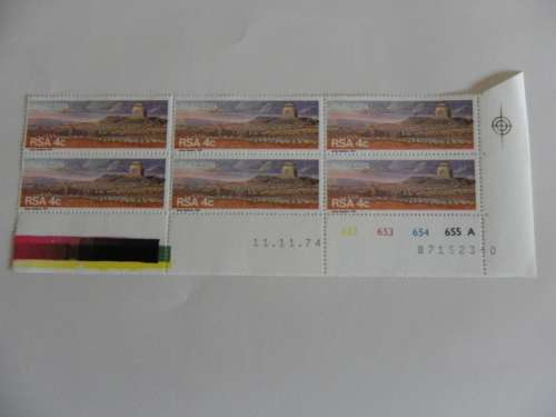 RSA 2.02 (1974) - 25th Anniversary of Voortrekker Monument Extended Mint Control Block