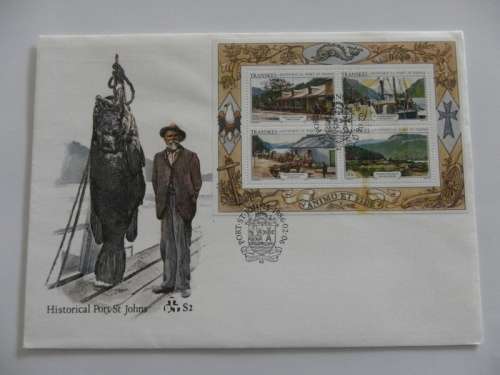 Transkei S02 (1986) - Historical Port St Johns Large FDC