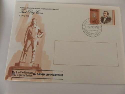 Rhodesia (1973) - David Livingstone Illustrated FDC