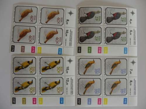 RSA 5.10 (1990) - SA Birds Mint Control Block Set