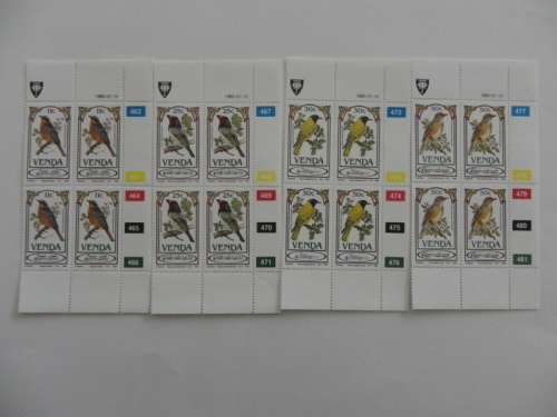 Venda 1.22 (1985) - Songbirds Mint Control Block Set