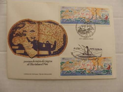 RSA (1987) - Special Diaz FDC with Backstamp signed by Pilot
