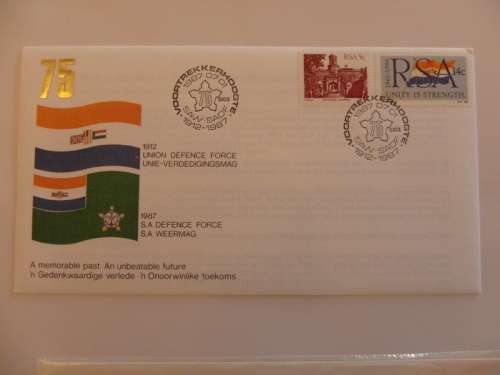 RSA (1987) - 75th Anniversary of SA Defence Force FDC