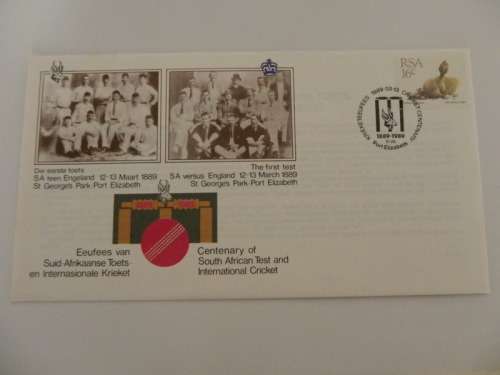 RSA (1989) - Centenary of SA Test and International Cricket FDC