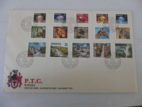 Rhodesia (1978) - Definitive Series Illustrated FDC
