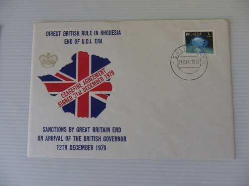 Rhodesia (1979) - Direct British Rule / End of UDI Illustrated FDC
