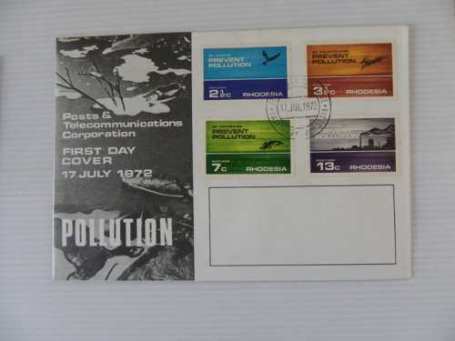 Rhodesia (1972) - Pollution Illustrated FDC