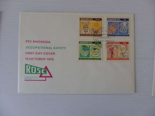 Rhodesia (1975) - Occupational Safety Illustrated FDC
