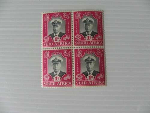 Union (1947) - Royal Visit 1d Mint Block