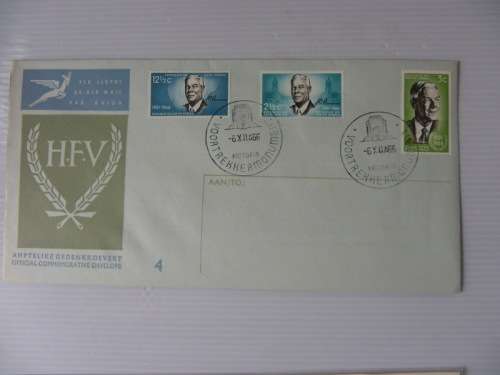 Variety : RSA 1.04 (1966) - Commemoration of Dr Verwoerd Official FDC Unaddressed