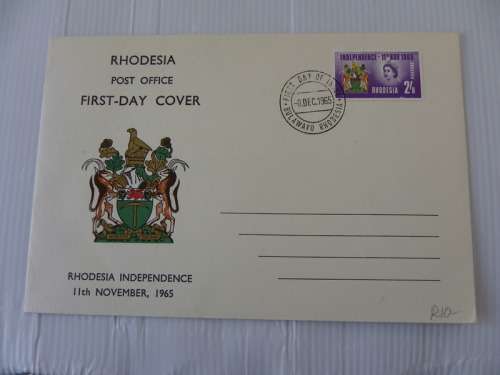 Rhodesia (1965) - Rhodesia Independence Illustrated FDC