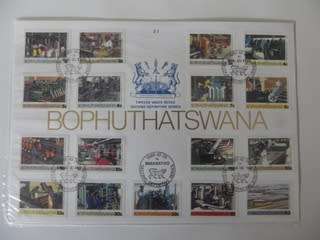 Bophuthatswana 2nd Def Series (1985) - Local Industries SAPO Issued Definitive Folder