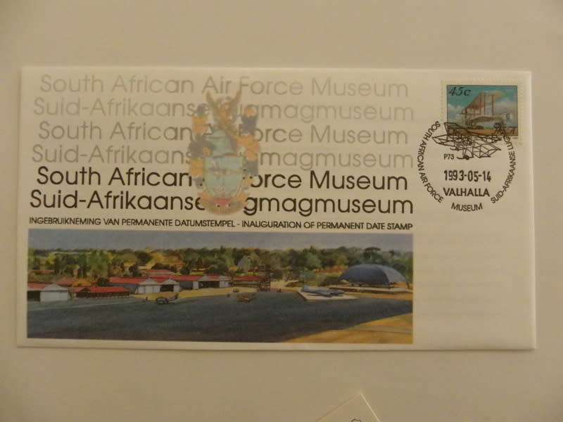 RSA (1993) - SA Airforce Museum Illustrated FDC