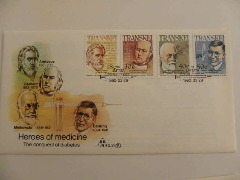 Transkei 2.24 (1990) - Heroes of the Medicine (5th Series) Illustrated FDC
