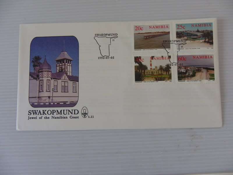 Namibia 1.11 (1992) - Swakopmund the Jewel of Namibia Coast Illustrated FDC