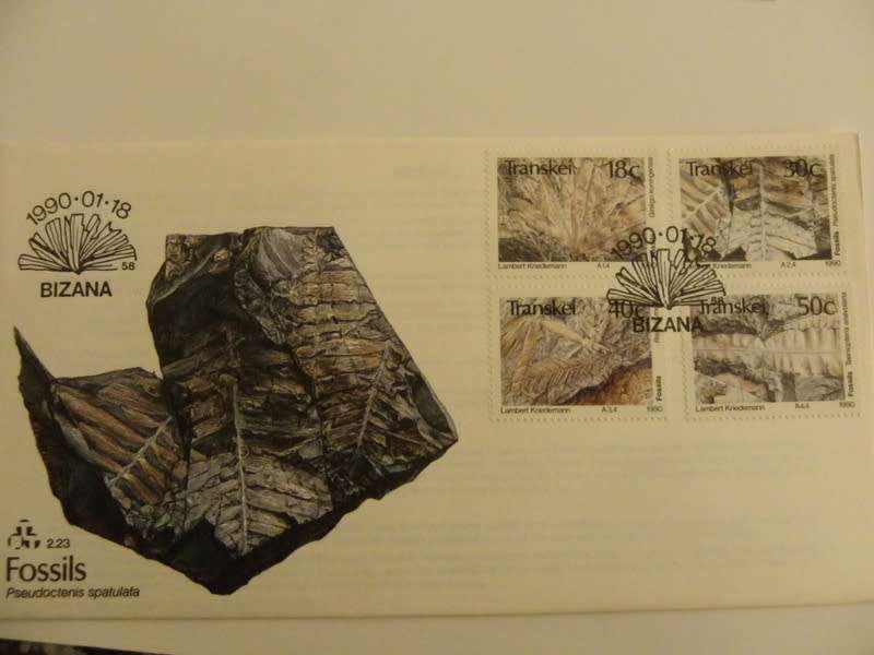 Transkei 2.23 (1990) - Fossils (1st issue) Illustrated FDC