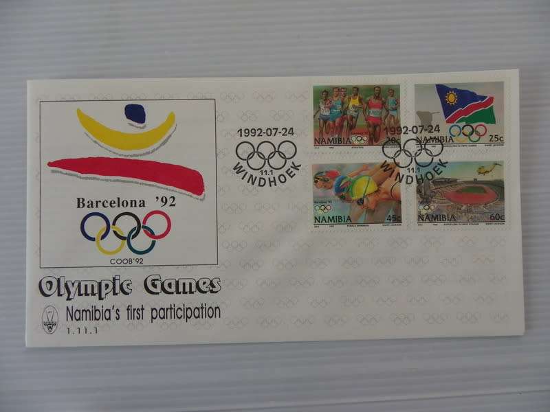 Namibia 1.11.1 (1992) - Barcelona Olympic Games FDC