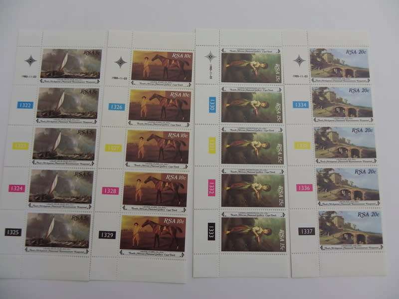 RSA 3.25 (1980) - National Art Gallery Mint Control Block Set