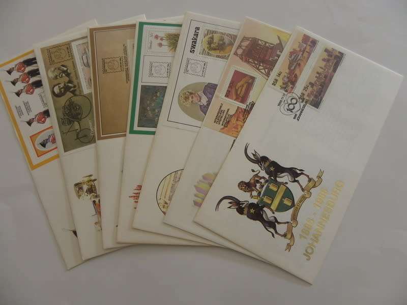 RSA (1986) - JHB Centenary Full Set of FDC`s