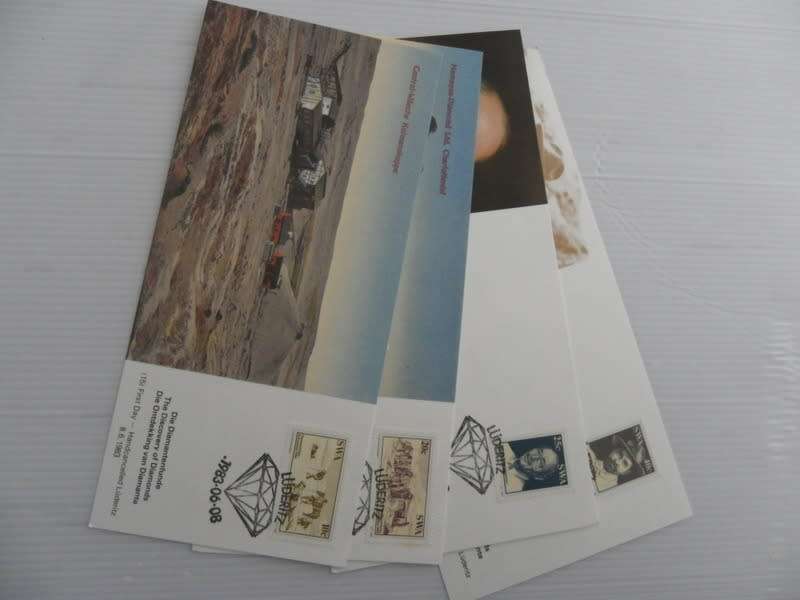 SWA 1.41 (1983) - 75th Anniversary of the Discovery of Diamonds Limited Edition Post Card Set